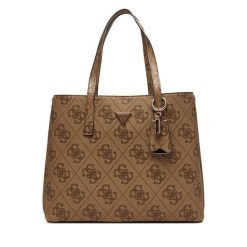 Torebka Guess. Brązowe torebki klasyczne damskie Guess, z aplikacjami, bez dodatków. Za 749.99 zł.