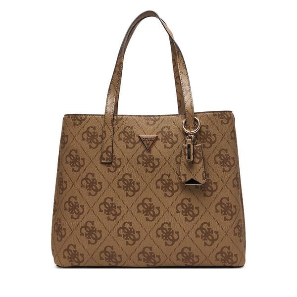 Torebka Guess. Brązowe torebki klasyczne damskie Guess, z aplikacjami, bez dodatków. Za 749.99 zł.