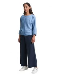 Tom Tailor Sweter w kolorze niebieskim rozmiar: XS. Niebieskie swetry klasyczne damskie Tom Tailor, xs, ze splotem, bez kołnierzyka. Za 83.62 zł.