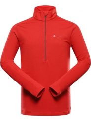 Alpine Pro Bluza polarowa "Gett 2" w kolorze czerwonym rozmiar: XL. Czerwone bluzy bez kaptura męskie Alpine Pro, xl, z materiału. Za 162.49 zł.