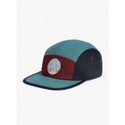 Czapka z daszkiem E9 Bruce - tropical/sea. Niebieskie czapki męskie E9, bez wzorów. Za 118.99 zł.