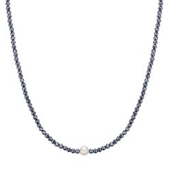 Valero Pearls Srebro wysokiej pr óby Hematyt Perła hodowlana słodkowodna Naszyjniki 1 ct Damski. Białe naszyjniki damskie Valero Pearls, srebrne. Za 319.99 zł.
