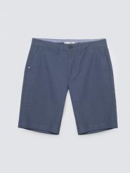 Szorty męskie chinosy niebieskie Rossino 401. Niebieskie szorty męskie Big Star, na lato, bez wzorów, z bawełny, eleganckie. Za 159.99 zł.