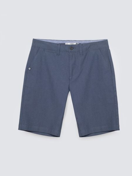 Szorty męskie chinosy niebieskie Rossino 401. Niebieskie szorty męskie Big Star, na lato, bez wzorów, z bawełny, eleganckie. Za 159.99 zł.