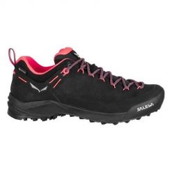 Buty trekkingowe damskie Salewa Wildfire Leather Gtx. Czarne obuwie trekkingowe damskie Salewa. Za 749.00 zł.