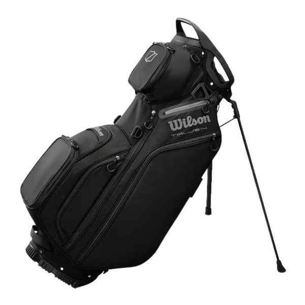 Torba na statyw golfowy Wilson Talus 14. Czarne torebki klasyczne damskie Wilson Staff, bez wzorów, bez dodatków. Za 1,075.75 zł.
