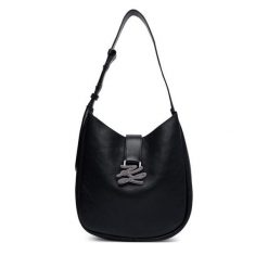 Torebka KARL LAGERFELD. Czarne torebki klasyczne damskie Karl Lagerfeld, bez wzorów, bez dodatków. Za 1,299.00 zł.