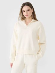 4F Bluza w kolorze kremowym rozmiar: M. Brązowe bluzy bez kaptura damskie 4f, m. Za 100.99 zł.