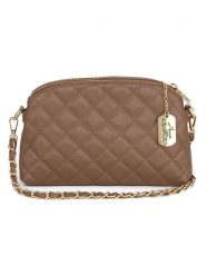 Anna Morellini Skórzana torebka "Geltrude" w kolorze szarobrązowym - 26 x 16 x 6 cm rozmiar: onesize. Brązowe torebki klasyczne damskie Anna Morellini, bez wzorów, z materiału, pikowane, bez dodatków. Za 260.99 zł.