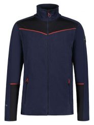 Icepeak Kurtka polarowa "Falkner" w kolorze granatowym rozmiar: S. Niebieskie kurtki męskie ICEPEAK, s, bez wzorów, z materiału, bez kaptura. Za 117.73 zł.