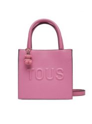 TOUS Torebka Brenda 2002106613 Różowy. Czerwone torebki klasyczne damskie Tous, bez wzorów, ze skóry, bez dodatków. Za 349.99 zł.