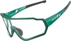 Okulary przeciwsłoneczne fotochromowe ROCKBROS z ochroną UV. Zielone okulary przeciwsłoneczne damskie ROCKBROS, z gumy, prostokątne. Za 159.60 zł.