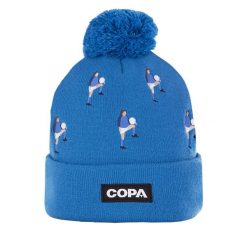Czapka Dla Dorosłych - Life is live - Niebieski. Niebieskie czapki męskie COPA FOOTBALL, bez wzorów, z dzianiny. Za 105.77 zł.