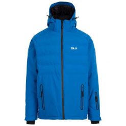Dlx Randolph- Męska kurtka narciarska Dlx niebieska. Niebieskie kurtki narciarskie i snowboardowe damskie DLX, m, bez wzorów, bez kaptura, narciarskie. Za 596.99 zł.