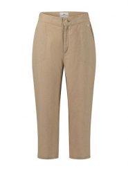 FYNCH-HATTON Lniane spodnie w kolorze beżowym rozmiar: 40. Brązowe spodnie materiałowe damskie Fynch-Hatton, bez wzorów, ze lnu. Za 121.99 zł.