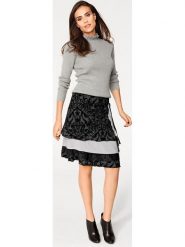 Heine Spódnica w kolorze antracytowym rozmiar: 48. Czarne spódniczki damskie Heine, bez wzorów, midi, proste. Za 69.75 zł.