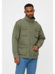 Derbe Kurtka przejściowa w kolorze khaki rozmiar: XL. Brązowe kurtki męskie Derbe, xl, bez wzorów, z bawełny, bez kaptura. Za 363.71 zł.
