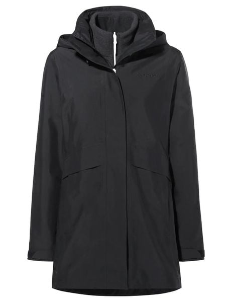 3in1-Jacken W Idris 3in1 Parka IV. Czarne parki damskie Vaude, na jesień, l, bez wzorów, z materiału. Za 1,289.00 zł.