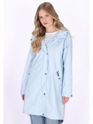 Schmuddelwedda Płaszcz przeciwdeszczowy w kolorze błękitnym rozmiar: XS. Niebieskie kurtki przeciwdeszczowe damskie Schmuddelwedda, xs, bez wzorów, sportowe. Za 217.99 zł.