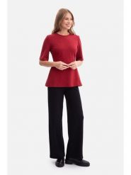 Be Wear Bluzka w kolorze czerwonym rozmiar: L. Czerwone bluzki damskie Be Wear, l, bez wzorów, bez kołnierzyka, bez ramiączek. Za 204.48 zł.