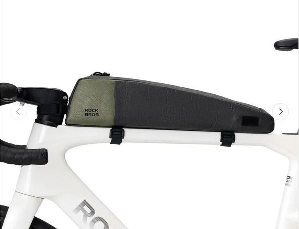 Torba na ramę rowerową Rockbros 0,9l. Czarne torby męskie na ramię ROCKBROS, bez wzorów, z materiału, na ramię, małe. Za 50.00 zł.