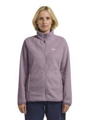 Jack Wolfskin Kurtka polarowa "Moonrise" w kolorze fioletowym rozmiar: L. Różowe kurtki damskie Jack Wolfskin, l, bez wzorów, z materiału, bez kaptura. Za 206.42 zł.