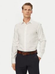 BOSS Koszula H-Joe 50560583 Biały Regular Fit. Białe koszule męskie Boss, m, bez wzorów, z bawełny, bez kołnierzyka, bez ramiączek. Za 449.99 zł.