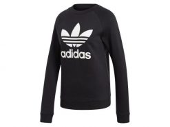 Bluza damska ADIDAS TRF CREW SWEAT 34. Czarne bluzy bez kaptura damskie Adidas, z bawełny. Za 249.00 zł.