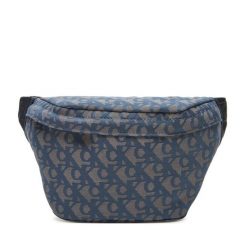 Saszetka nerka Calvin Klein Jeans. Niebieskie saszetki męskie Calvin Klein Jeans, z jeansu. Za 309.99 zł.