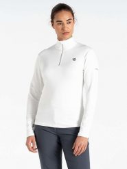 Dare 2b Koszulka funkcyjna "Lowline II" w kolorze białym rozmiar: 42. Białe bluzki sportowe damskie Dare 2b, bez wzorów, z materiału, bez ramiączek. Za 95.69 zł.