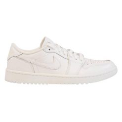 Buty sportowe Air Jordan 1 Low Golf Triple. Białe buty sportowe na co dzień damskie Jordan, bez wzorów, na golfa. Za 1,059.99 zł.