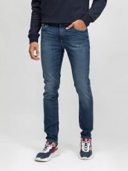 BIG STAR Dżinsy - Slim fit - w kolorze niebieskim rozmiar: W34/L30. Niebieskie jeansy męskie Big Star. Za 199.95 zł.