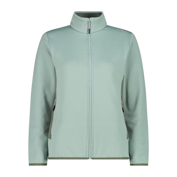 Lekka polarowa bluza damska CMP. Niebieskie bluzy bez kaptura damskie CMP, z polaru. Za 347.00 zł.