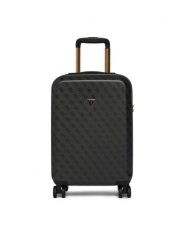 Guess Walizka kabinowa Latona Tavel TWHK92 11983 Szary ciemny. Szare walizki Guess, z aplikacjami, z tworzywa sztucznego. Za 699.99 zł.