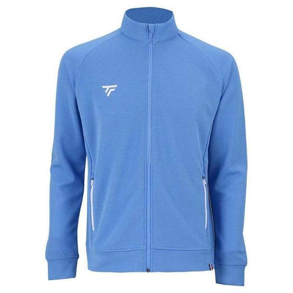 Bluza rozpinana tenisowa męska Tecnifibre Team Jacket. Niebieskie bluzy bez kaptura męskie TECNIFIBRE, m, z dresówki. W wyprzedaży za 229.00 zł.