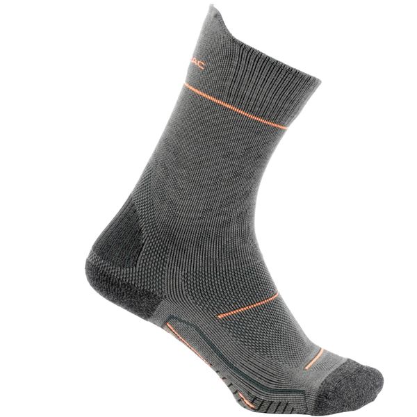 Second Life - Skarpety outdoor ACT 500 merino - Stan Doskonały. Brązowe skarpetki damskie SOLOGNAC, bez wzorów, z materiału. Za 25.99 zł.