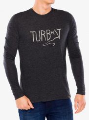Koszulka z długim rękawem Turbat Magic Logo LS. Szare koszulki męskie z długim rękawem TURBAT, m, z materiału. Za 115.49 zł.