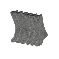 Damskie Skarpety Termiczne - 4 Pary - Średni Szary. Szare skarpetki damskie HEAT KEEPER, bez wzorów, z elastanu. W wyprzedaży za 182.06 zł.