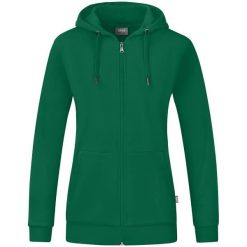 Kurtka damska Jako Organic. Zielone kurtki damskie Jako, m, bez wzorów, z bawełny, z kapturem. Za 366.00 zł.