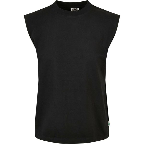 Wyściełane ramiona tank top dla kobiet Urban Classics GT. Czarne topy damskie Urban Classics, bez wzorów, bez kołnierzyka. Za 152.50 zł.