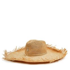 Kapelusz Patrizia Pepe. Brązowe kapelusze damskie Patrizia Pepe, bez wzorów. Za 579.99 zł.