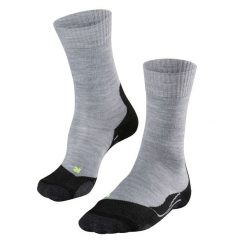 Skarpetki Falke TK2. Szare skarpetki męskie Falke, bez wzorów, z elastanu. Za 161.50 zł.