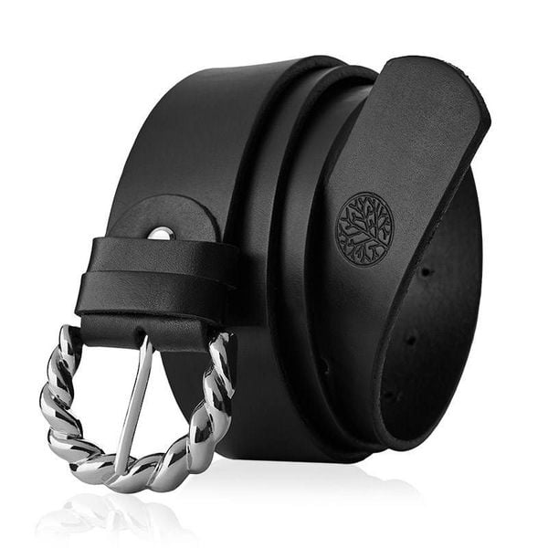 Skórzany pasek damski BETLEWSKI Czarny 75. Czarne paski damskie Betlewski, bez wzorów, ze skóry. Za 119.00 zł.