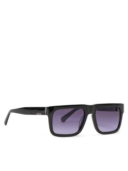 Guess Okulary przeciwsłoneczne GU00171 Czarny. Czarne okulary przeciwsłoneczne męskie Guess, z tworzywa sztucznego. Za 359.99 zł.