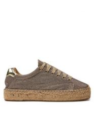 Replay Espadryle GWF22 .000.C0024S Złoty. Żółte espadryle damskie Replay, bez wzorów, ze skóry, bez obcasa. Za 289.99 zł.