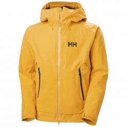 Kurtka narciarska Helly Hansen Verglas BC. Żółte kurtki męskie Helly Hansen, na zimę, m, bez wzorów, sportowe, bez kaptura. Za 1,613.00 zł.
