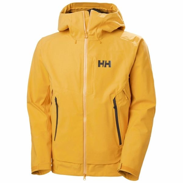 Kurtka narciarska Helly Hansen Verglas BC. Żółte kurtki męskie Helly Hansen, m, bez wzorów, bez kaptura, narciarskie. Za 1,613.00 zł.