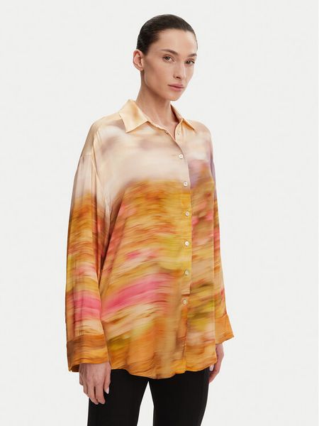 PINKO Koszula 104864 A2G0 Kolorowy Regular Fit. Koszule damskie Pinko, s, bez wzorów, z wiskozy, bez kołnierzyka, bez ramiączek. Za 639.99 zł.