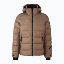 Kurtka ocieplana męska BOGNER FIRE+ICE Leather. Brązowe kurtki męskie l, bez wzorów, z elastanu, eleganckie, bez kaptura. Za 1,579.00 zł.