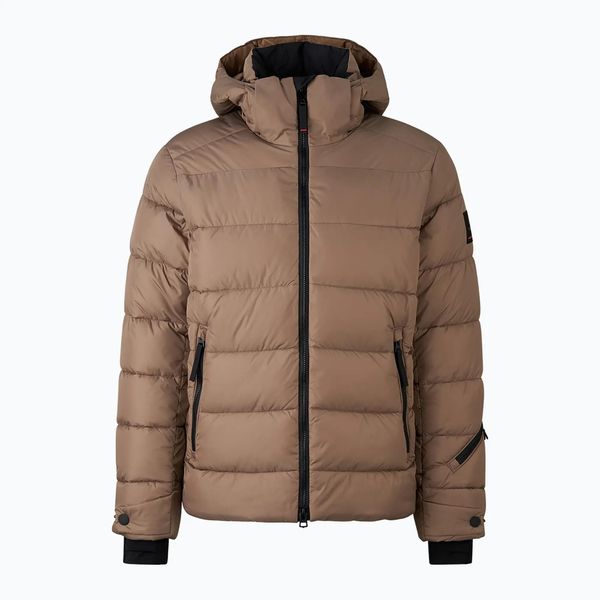 Kurtka ocieplana męska BOGNER FIRE+ICE Leather. Brązowe kurtki męskie l, bez wzorów, z elastanu, eleganckie, bez kaptura. Za 1,579.00 zł.